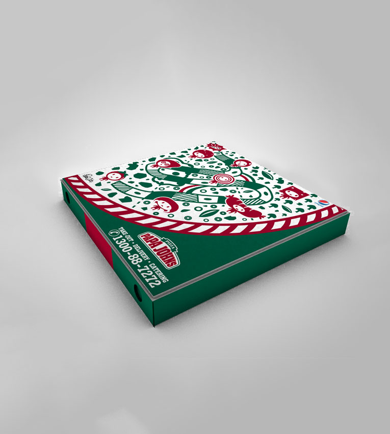 Digital Printed Pizza Boxes