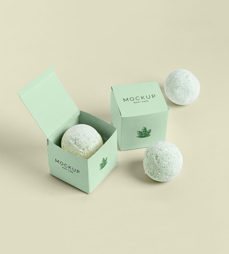 Custom Hemp Bath Bomb Boxes - Empress Packaging